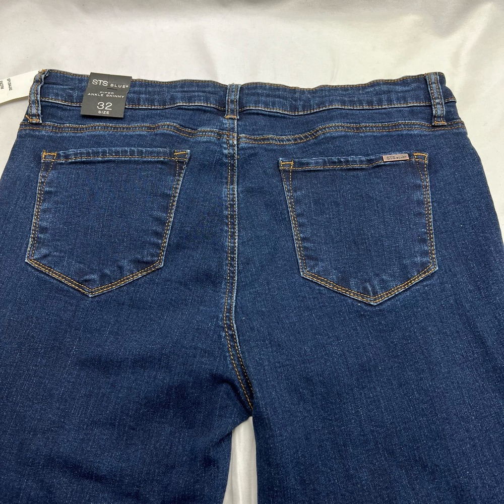 Stich Fix STS Blue Piper Ankle Tapered Color Block Wash Jeans Size 32 Patchwork - Picture 5 of 11